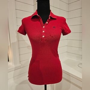 Women's Aeropostale Red Polo Shirt